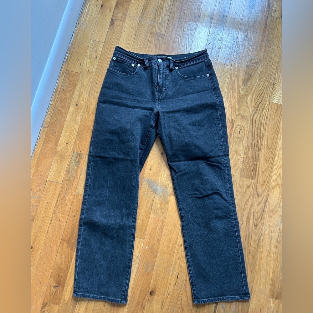 Madewell Women's Straight Leg Jeans in Black